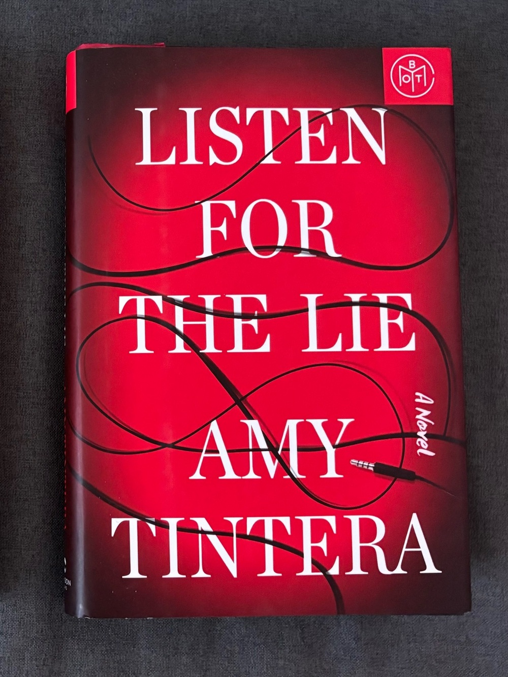Listen for the Lie by Amy Tintera - Red Hardcover Novel